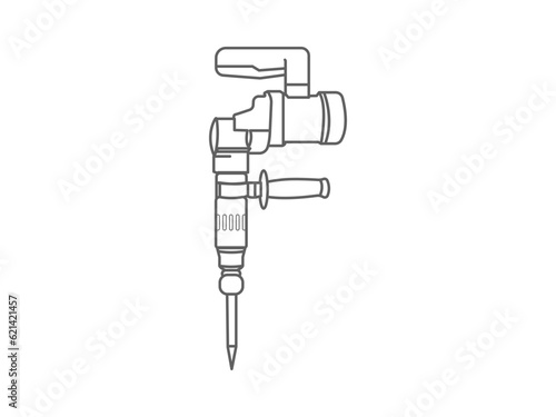 symbol icon for mining purpose  drill icon