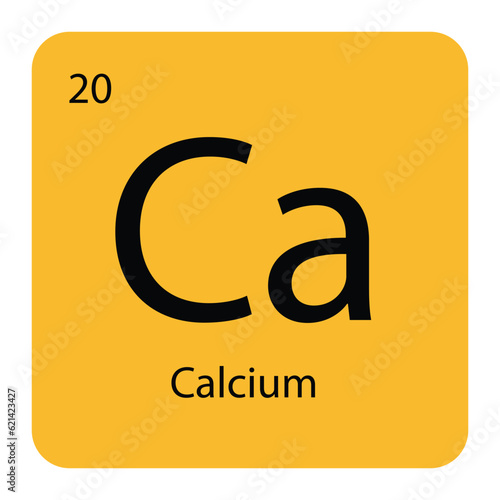 calcium icon vector