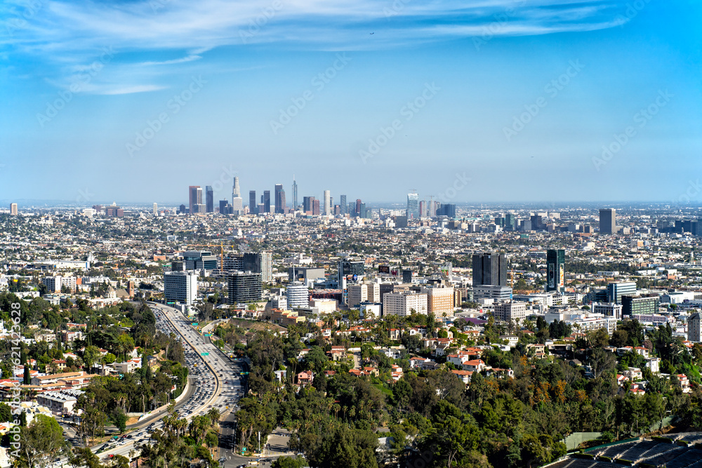 Los Angeles Skyline on a sunny day