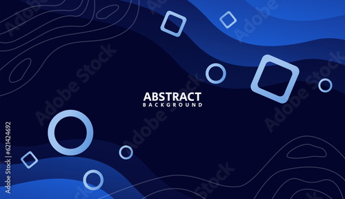 Abstract modern bsckground with elipse and rectangle graphic element, blue modern abstract background for banner and cover