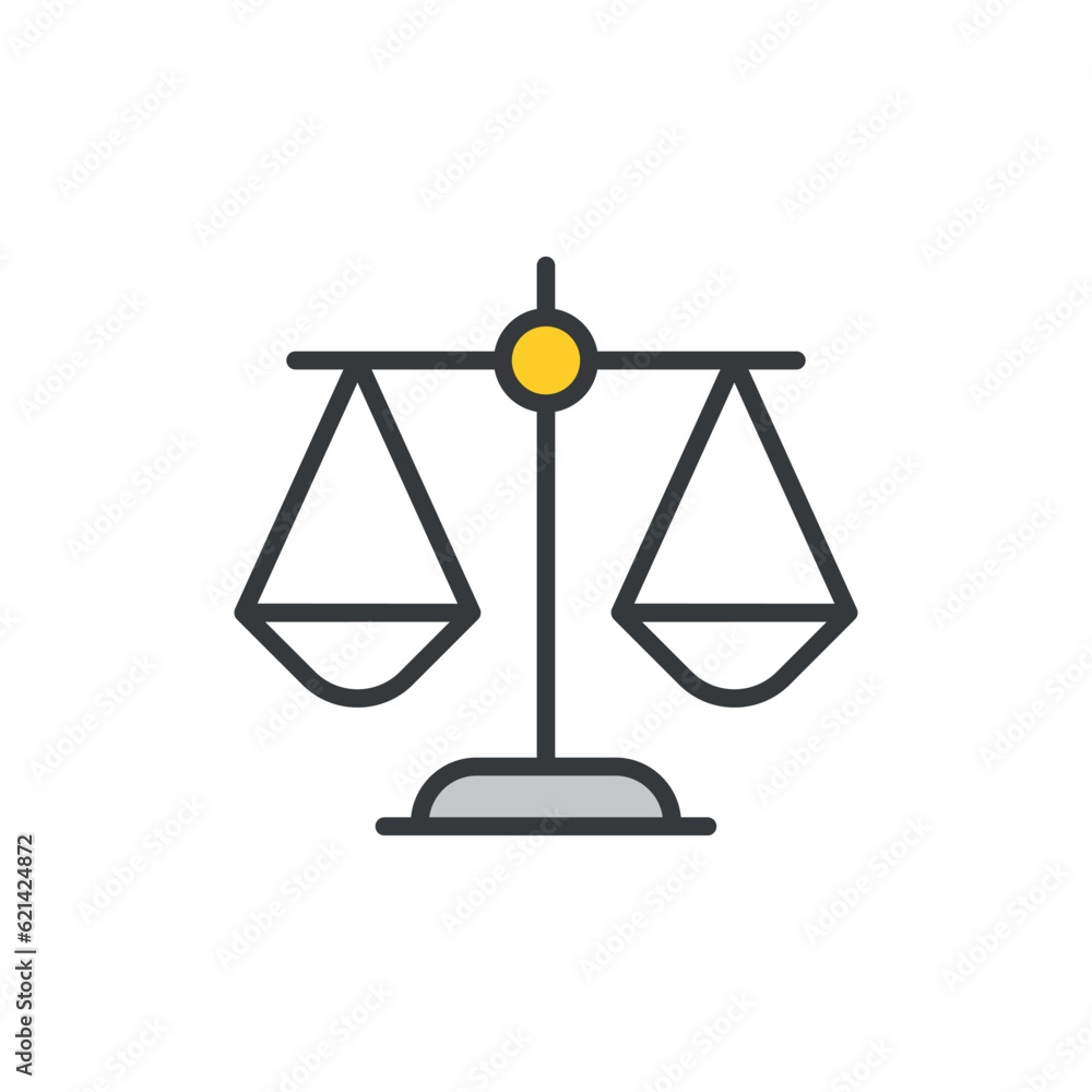 Compare icon design with white background stock illustration Compare icon design with white background stock illustration