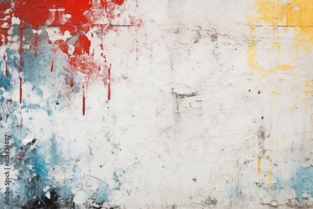 Vibrant grunge dusty texture background with bold splashes of paint, evoking a sense of urban art and street culture Vibrant grunge dusty texture background with bold splashes of paint, evoking a sense of urban art and street culture