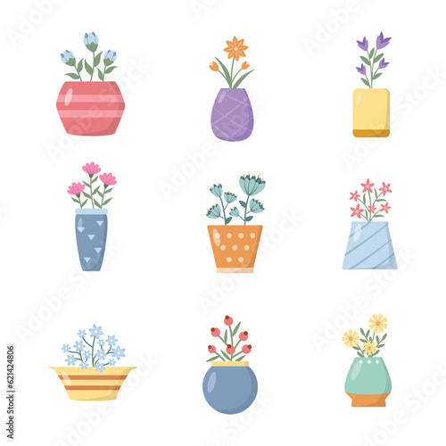 Set of flower vase