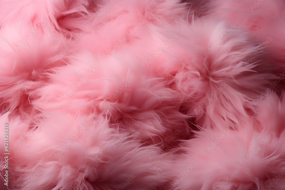 pink cotton candy texture ,cotton candy background ,generative ai