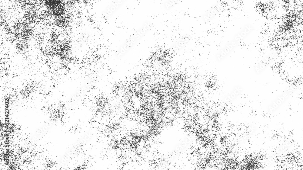 Fototapeta premium Distressed black and white grunge seamless texture. Overlay scratched design background.
