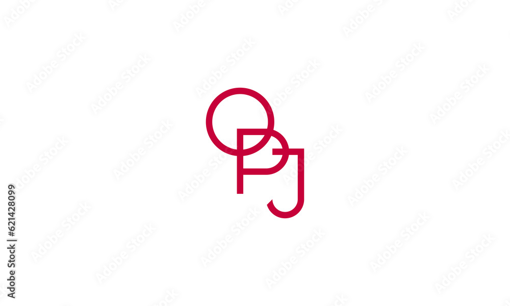 simple, modern, minimalist OPJ logo monogram style simple, modern, minimalist OPJ logo monogram style