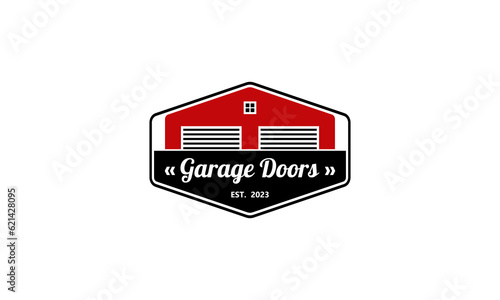 badge emblem style logo for garage doors