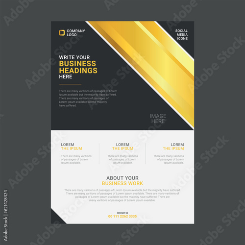 Corporate, Business Flyer Design Template