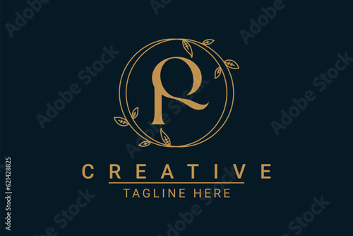 Modern elegant creative P Q Logo Design and template vector illustration.