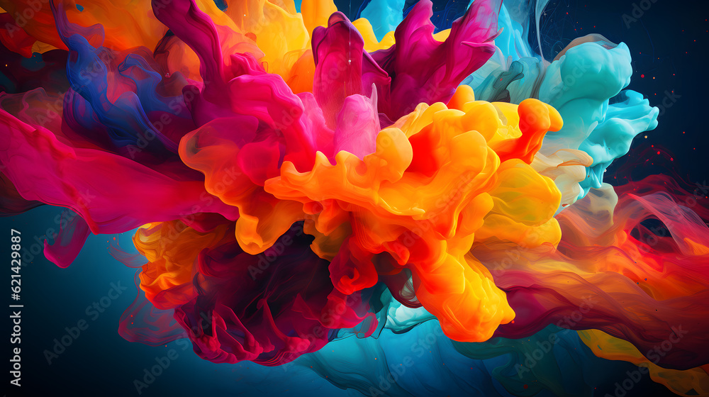 Fototapeta premium Type of abstact background, which use colourful composition.