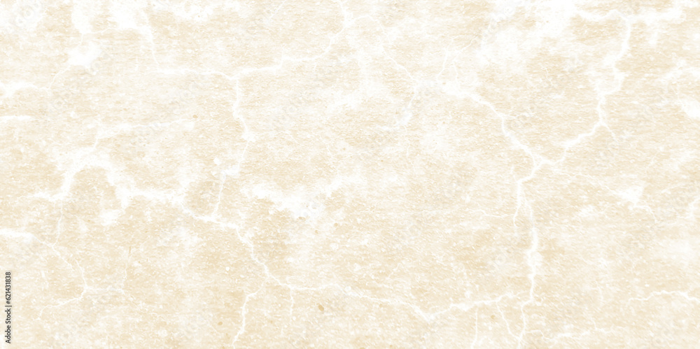Fototapeta premium Vibrant painted light brown wall with texture. Beige grunge texture. Aged dust design material. Weathered chalk wall. Rough grunge background. Retro grain background. Abstract crack wallpaper. 