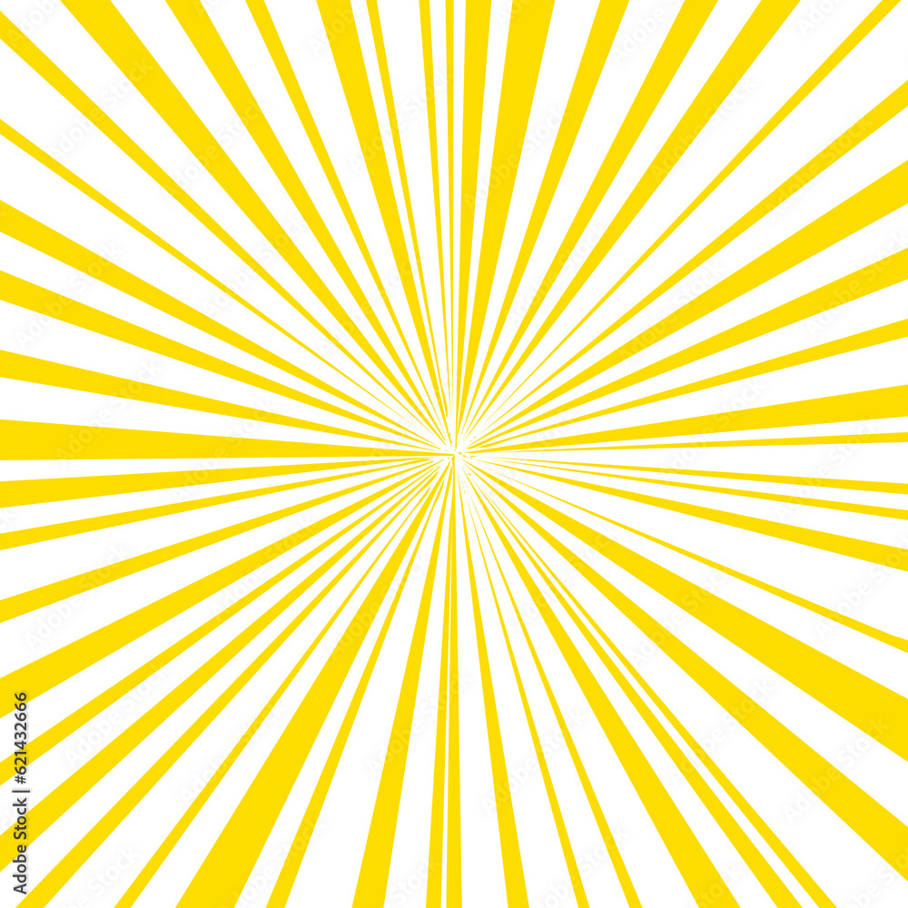 Fototapeta premium abstract background with rays pop art background comic illustration
