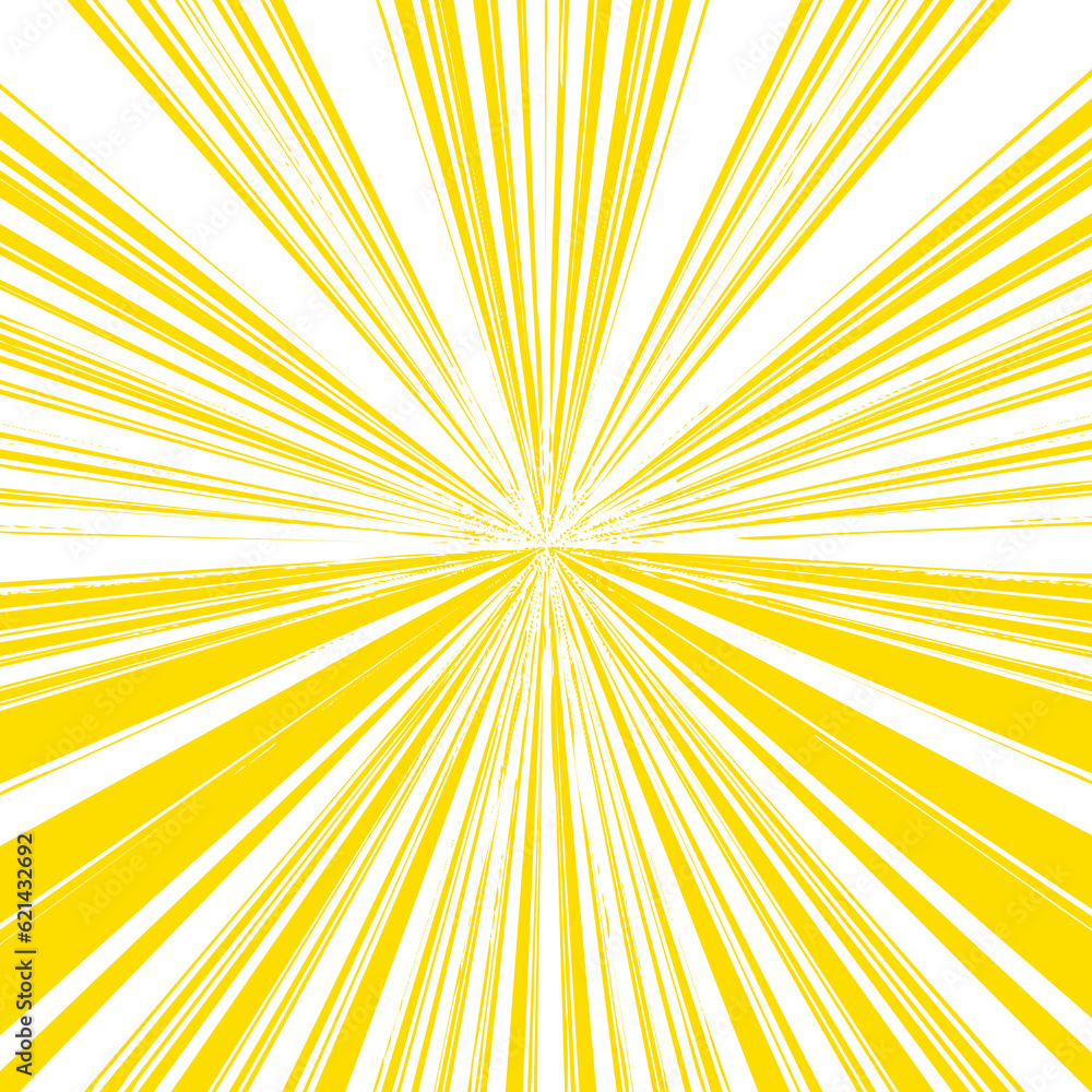 Fototapeta premium abstract background with rays pop art background comic illustration