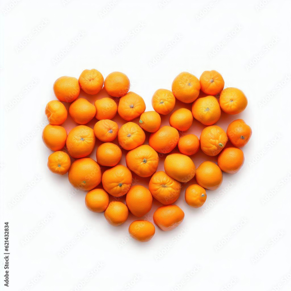 Oranges in Love: A Juicy Expression, Generative AI