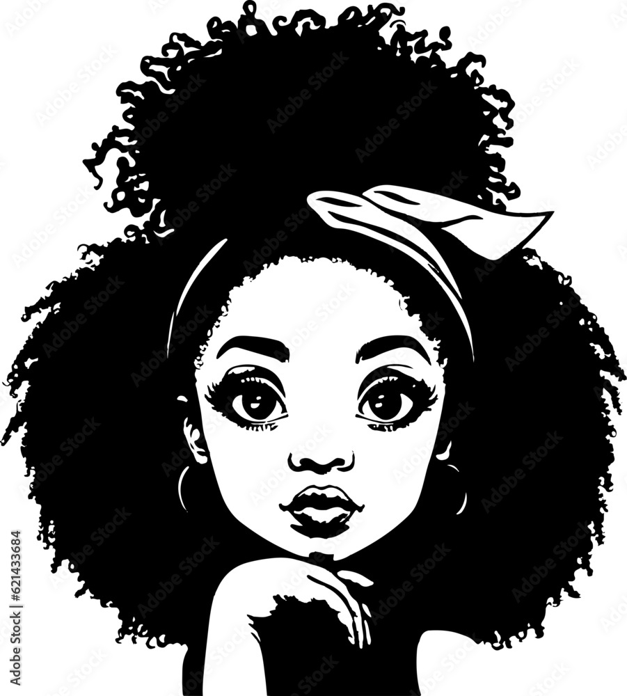 Black woman SVG, Afro woman SVG, black woman silhouette svg, strong