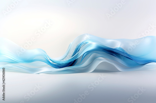 abstract blue wave background © WE.DESIGN
