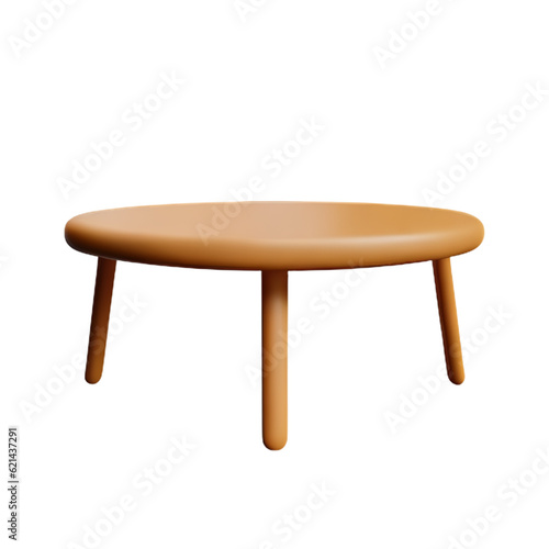 Modern table and chair isolate 