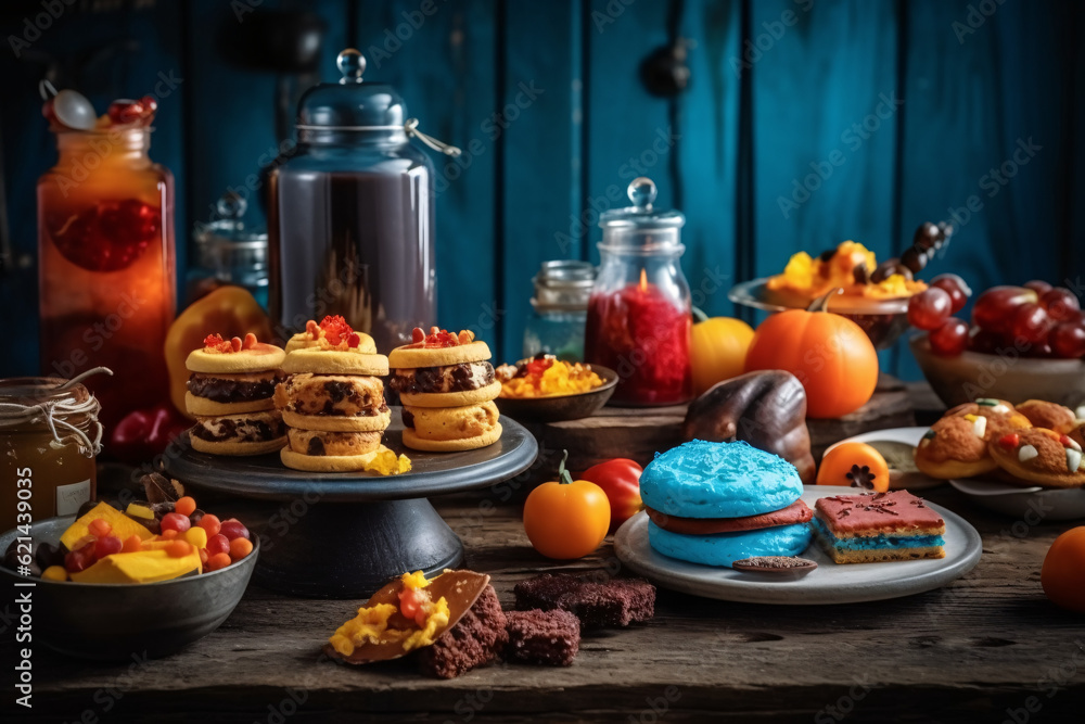 Fresh foods on wooden table, enticing and healthy desserts. Fresh foods on wooden table, enticing and healthy desserts.
