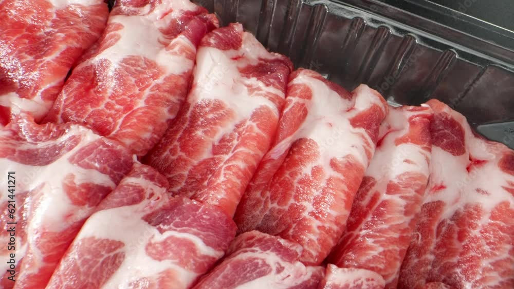 A raw pork neck slices are typically pinkish in color, with streaks of fat running through the meat. The slices may vary in thickness, depending on the desired cooking method and recipe requirements.
A raw pork neck slices are typically pinkish in color, with streaks of fat running through the meat. The slices may vary in thickness, depending on the desired cooking method and recipe requirements.