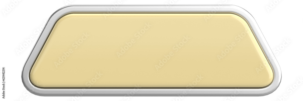 3D button. Empty button. 3D illustration. 3D button. Empty button. 3D illustration.