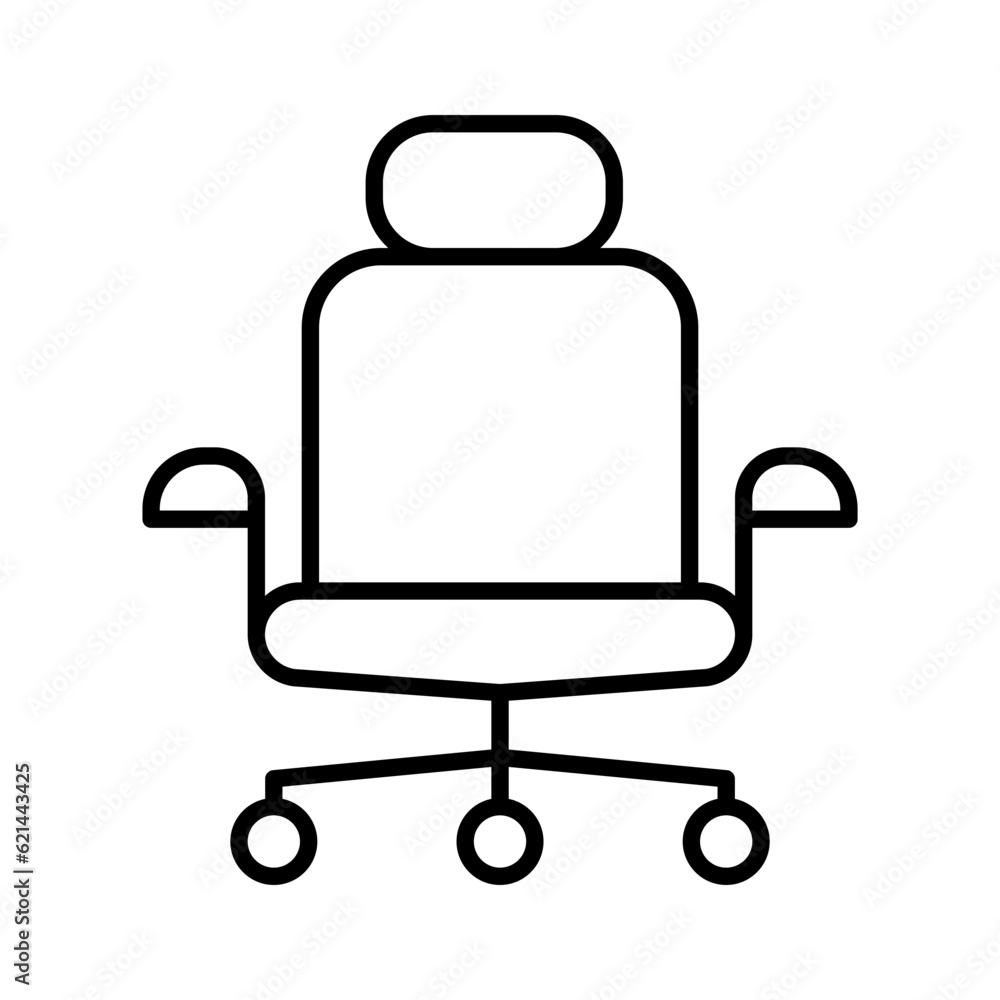 Office chair icon