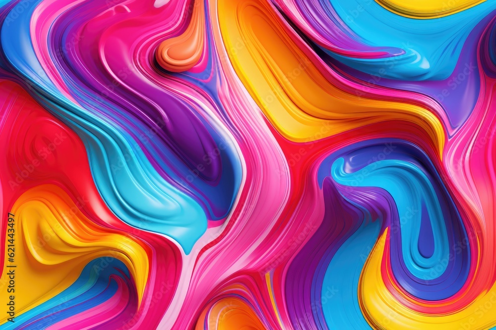 Color Paint Swirls Thick Seamless Texture Pattern Tiled Repeatable Tessellation Background Image Color Paint Swirls Thick Seamless Texture Pattern Tiled Repeatable Tessellation Background Image