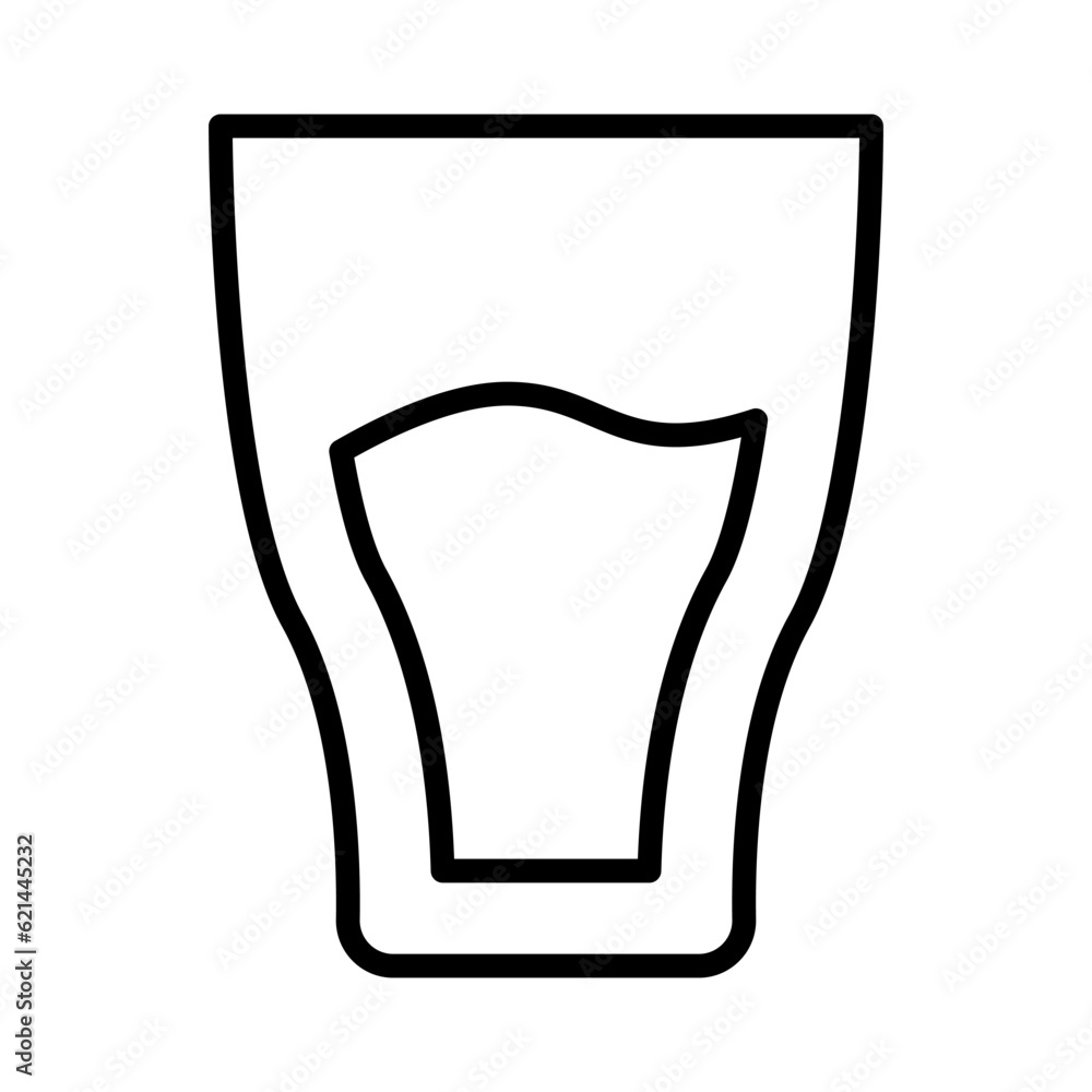 Glass of water icon Glass of water icon