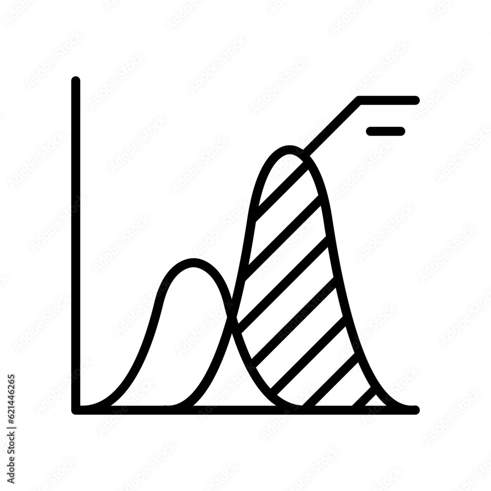 Stock chart icon Stock chart icon