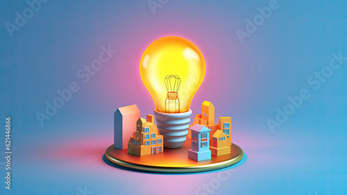 3d icon render business illustration , singgle photo