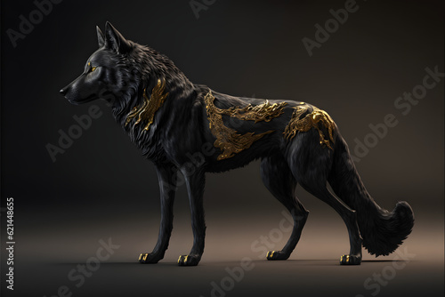 Blackgolden Wolf