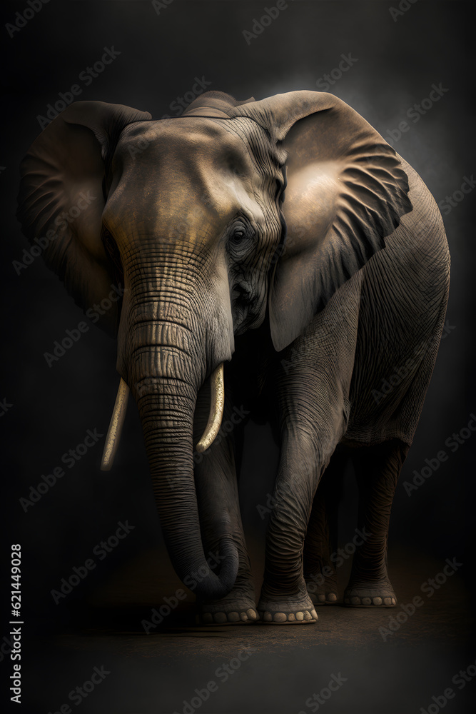 Blackgolden Elephant