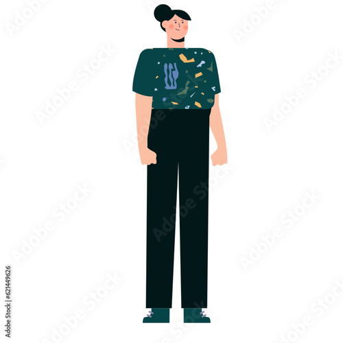 Modern Office Flat Character Set for Animation and Customisation use cases