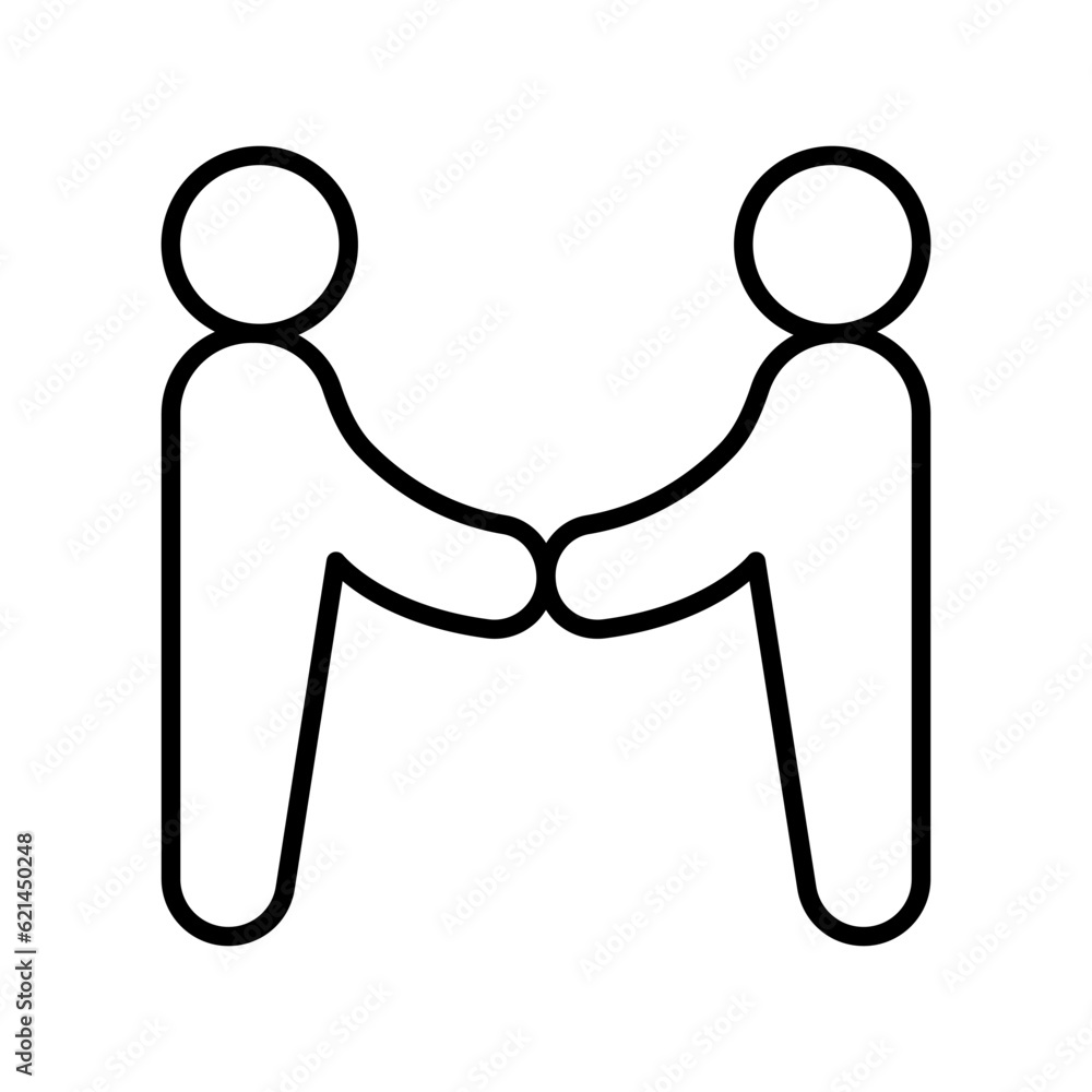 Fototapeta premium Friendship icon