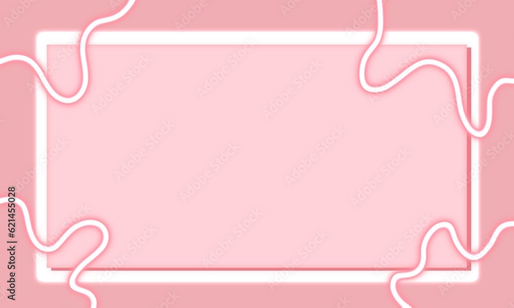 Pink neon frame Pink neon frame