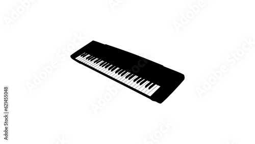 Electric Piano Organ silhouette