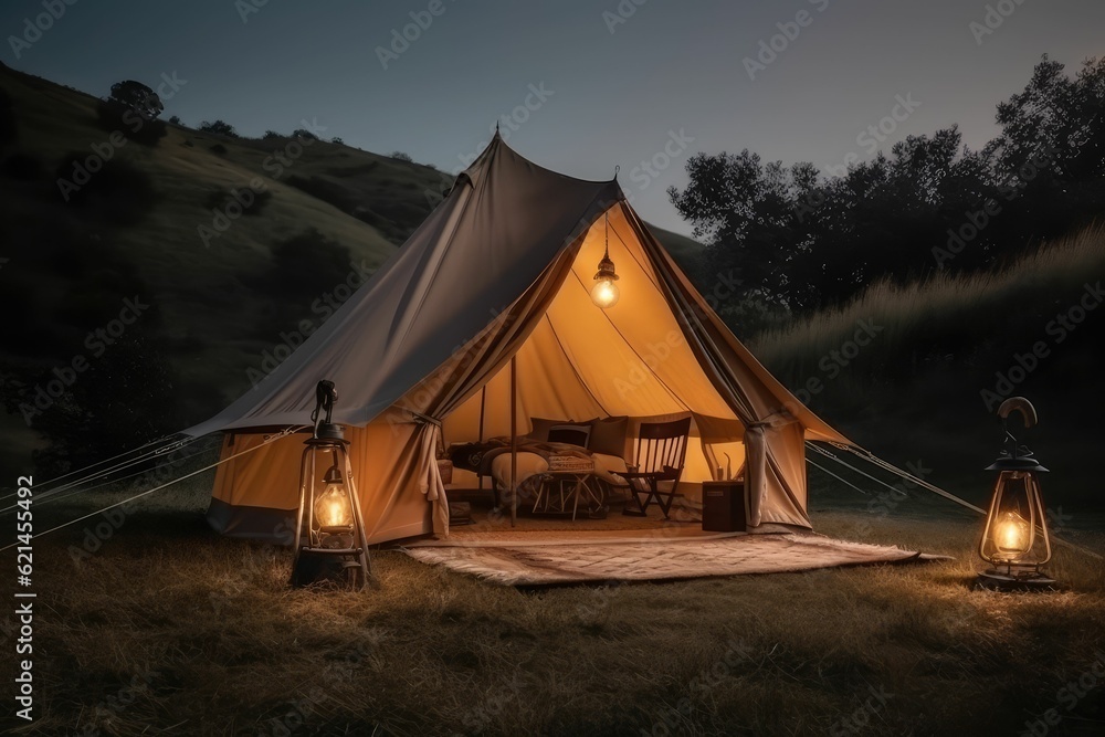 glamping tent glamping tent