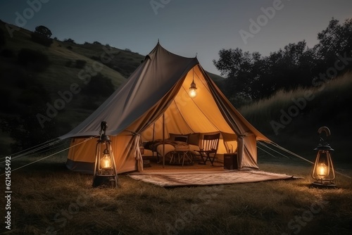 glamping tent © jambulart