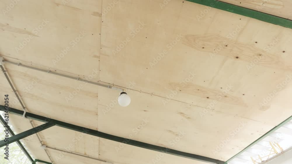 Temporary construction timber roof Temporary construction timber roof