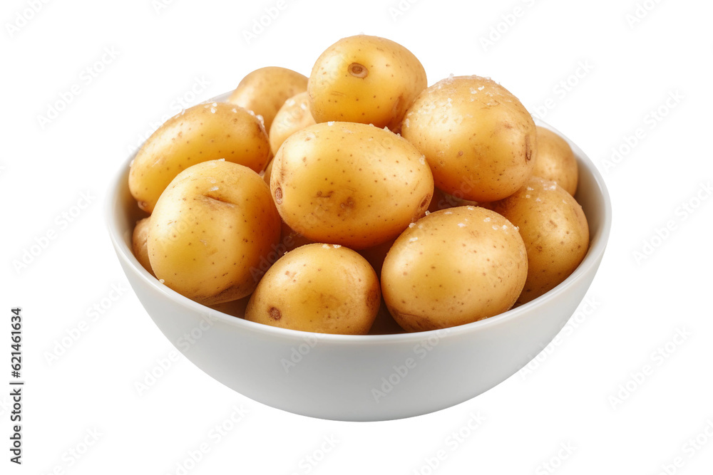 Boiled potato. isolated object, transparent background Boiled potato. isolated object, transparent background