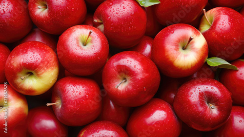 Background of red apples