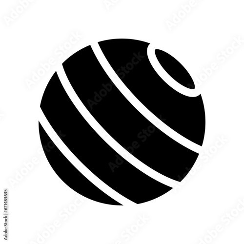 Yoga ball icon
