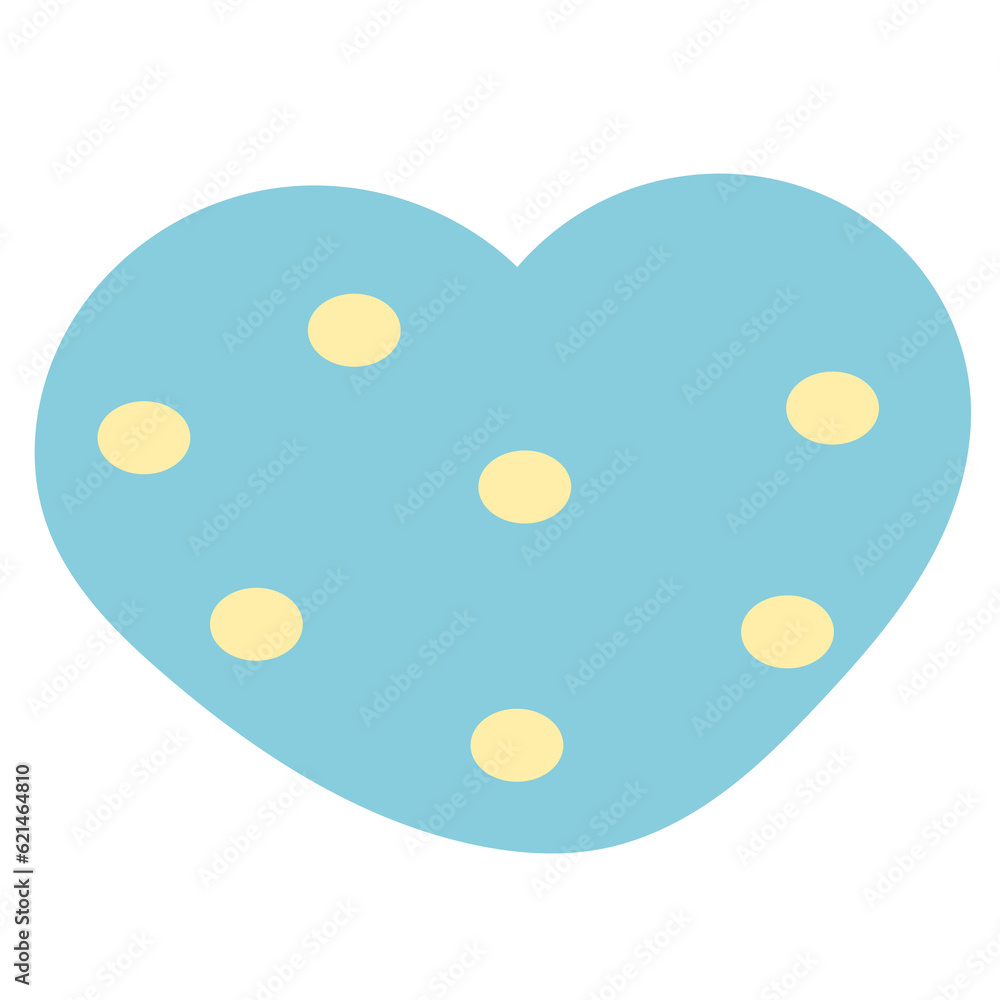 heart with a slice of bread heart with a slice of bread