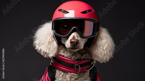 Poodle Motorsport Athlete: Canine Thrill-Seeker of Extreme Sports