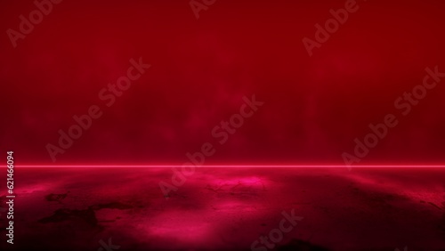 Abstract Studio Concept in Red Color. The video of this image is in my portfolio. 