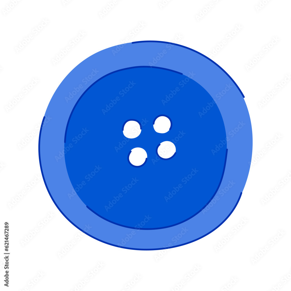 clothes sewing button cartoon. textile element, accessory blue, craft retro clothes sewing button sign. isolated symbol vector illustration clothes sewing button cartoon. textile element, accessory blue, craft retro clothes sewing button sign. isolated symbol vector illustration