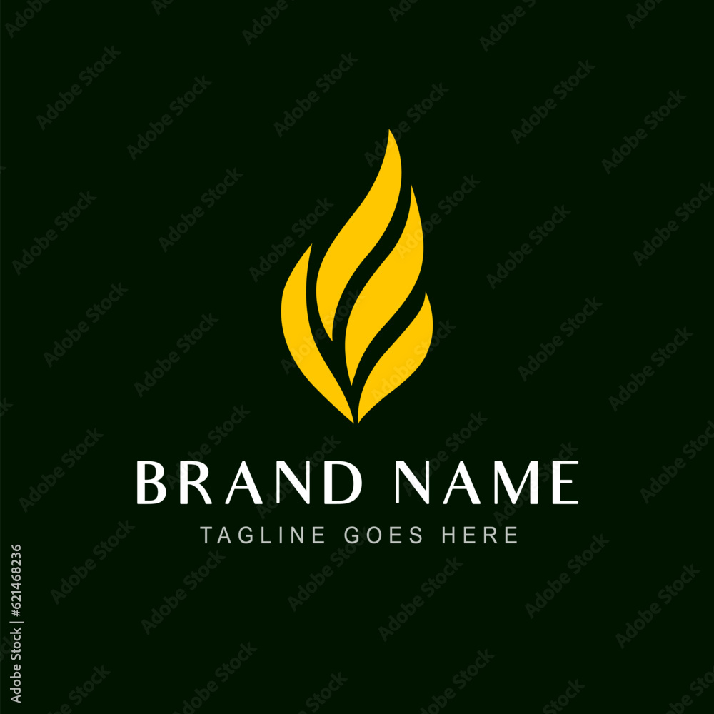 Orange wheat Logo vector illustration. Agriculture leaves symbol Orange wheat Logo vector illustration. Agriculture leaves symbol