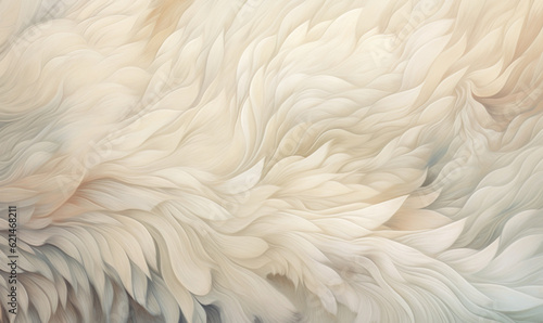  a white bird with a black beak and a white background. generative ai