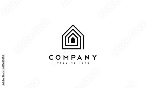 Real Estate Moden Minimal Logo Design