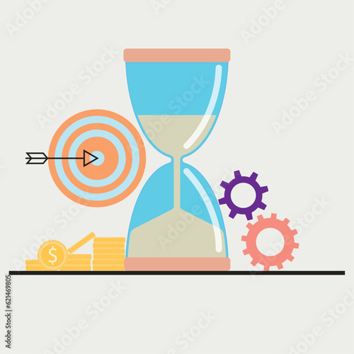 Time management and money, process of earning