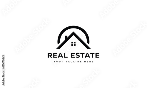 House Real Estate Logo Design Vector Image
